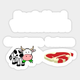 I'm A Second Hand Vegetarian Sticker